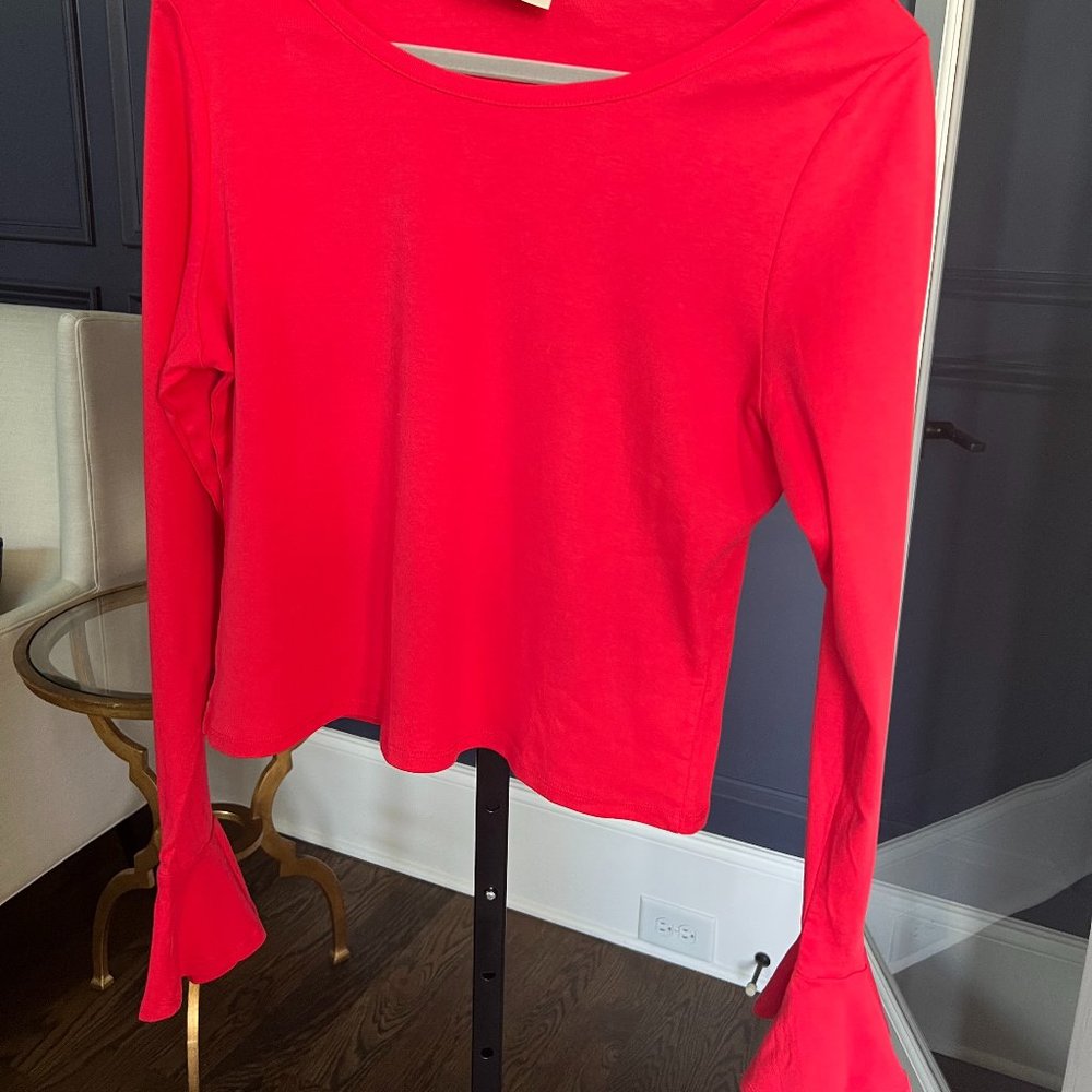 Anthropologie Maeve Flouncy Top